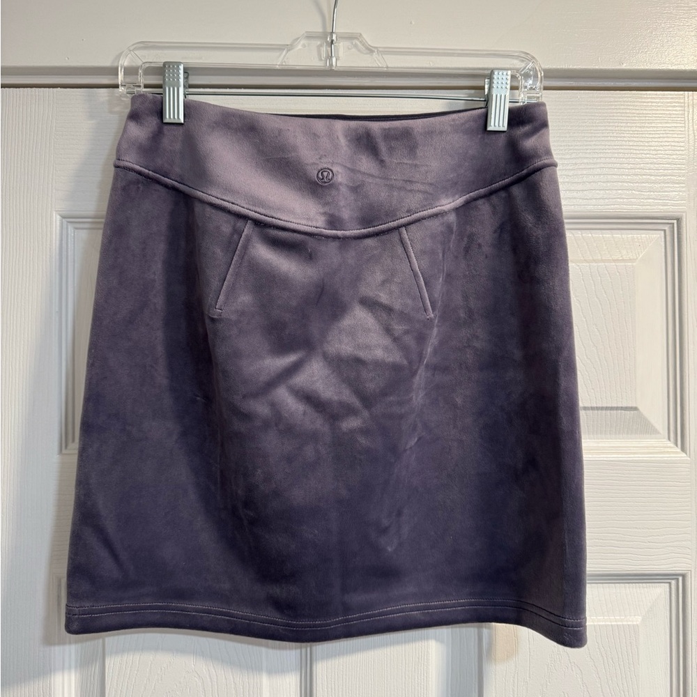 Lululemon Scuba High-Rise Mini Skirt *Velvet NWT Size Small - Picture 5 of 8